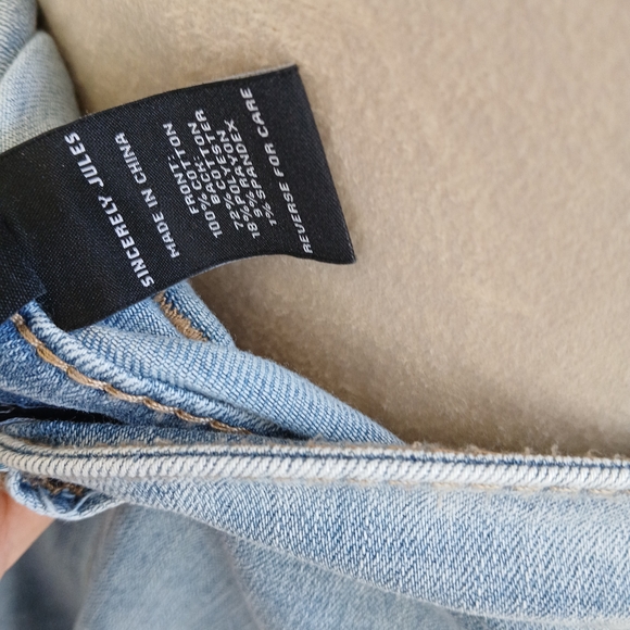 NWT - Sincerely Jules - Light Blue Denim-Cargo - Maxi -Skirt - Size 7 - Size 28 - Picture 8 of 10